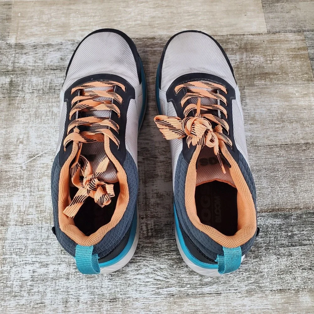 Bogs Sandstone Low Womens Work Shoes Sz 9 Multi Composite Safety Toe Sneakers